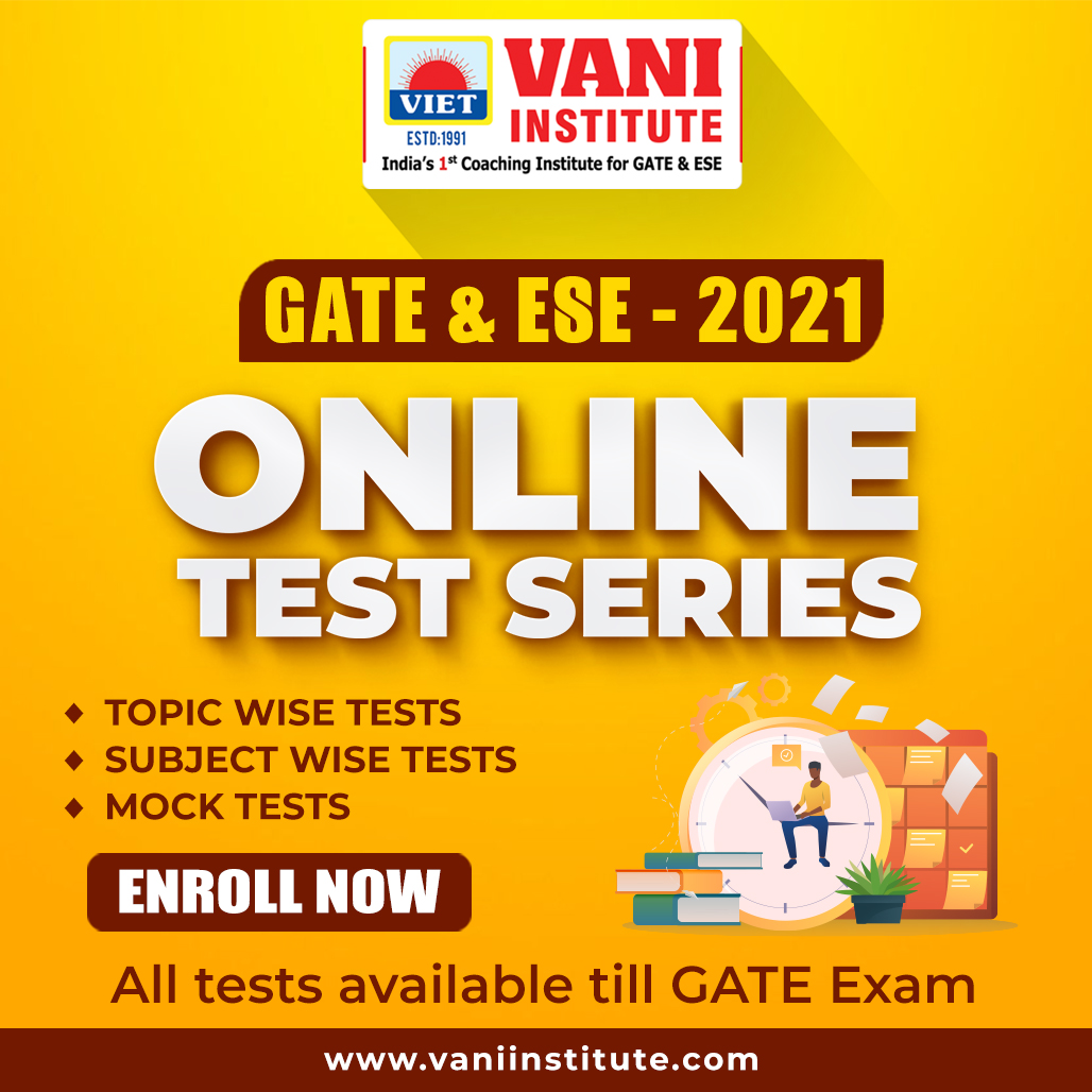 GATE 2021 ONLINE TEST SERIES Online Mock Tests Or Exams Package Syllabus